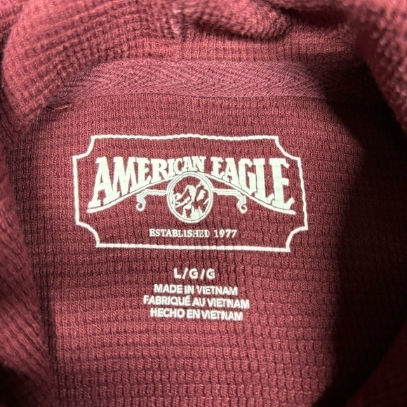 American Eagle Hoodie Womens Large Classic Hooded Sweatshirt Loungewear Casual - Picture 2 of 4